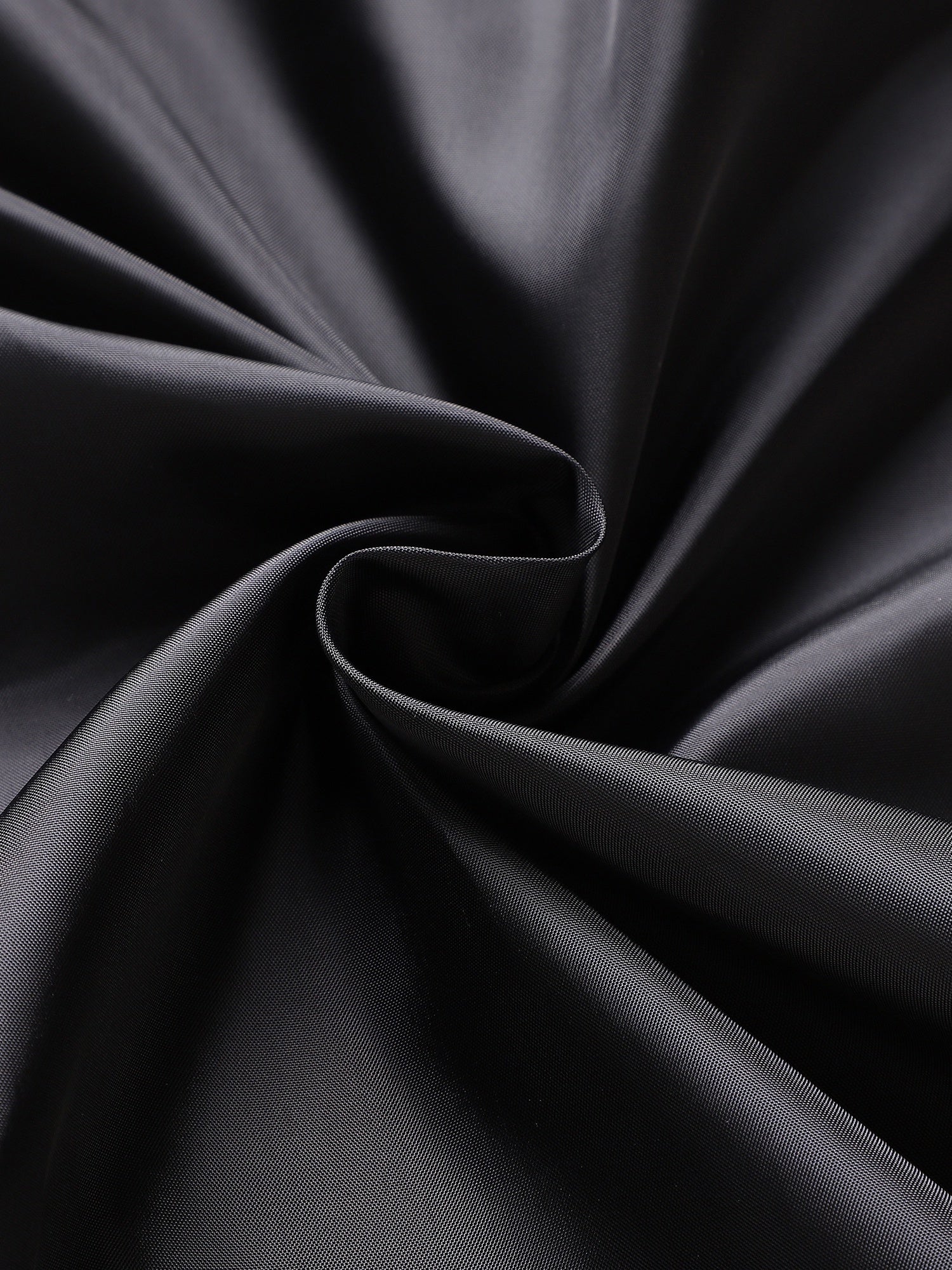 Men's Plus Size Black Lightweight Polyester Bomber Jacket with Zipper and Side Pockets