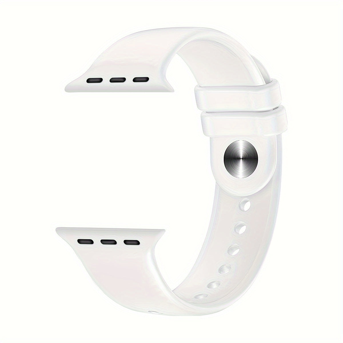 Waterproof Silicone Sport Watch Bands for Men Women Compatible with iWatch Series 1-10 SE 38mm 40mm 42mm 44mm 45mm 49mm