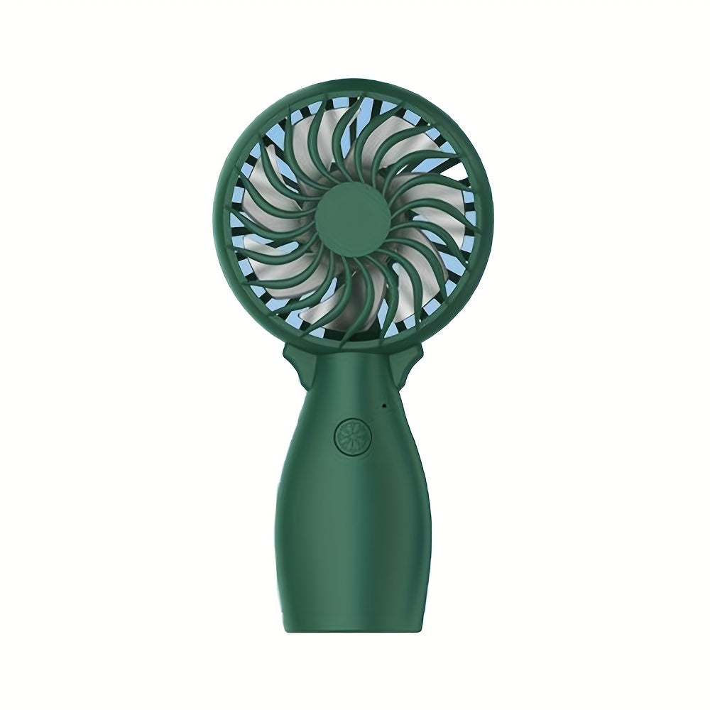 Kuchli shamolli USB qayta zaryadlanadigan qoʻl fan, ichki/ tashqi foydalanish, sayohat va yozgi kontsertlar uchun ideal.