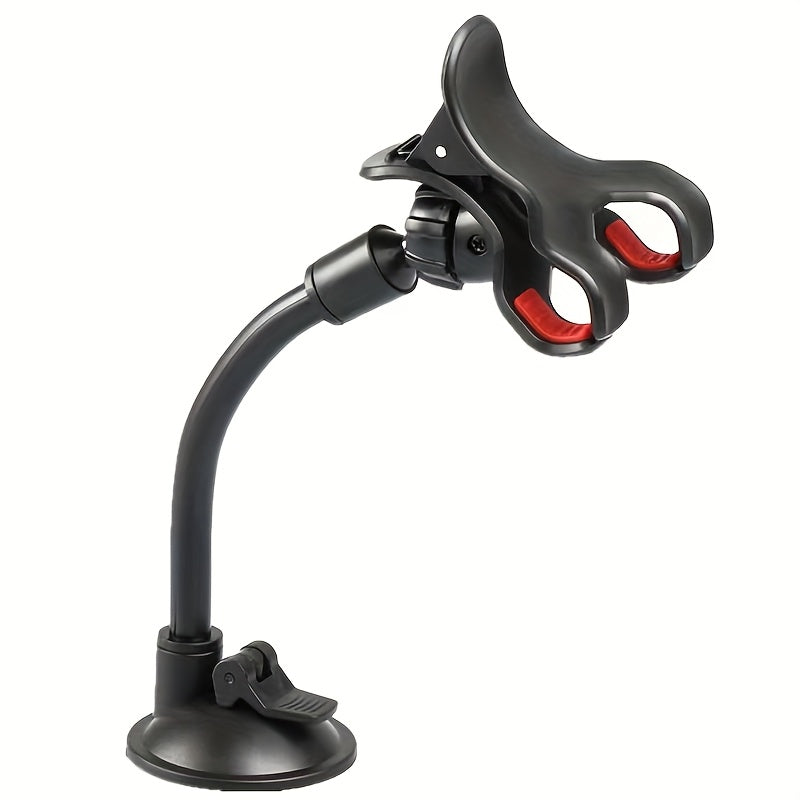 Adjustable Black ABS Guitar Phone Stand for Live Streaming Learning Hands-Free Play