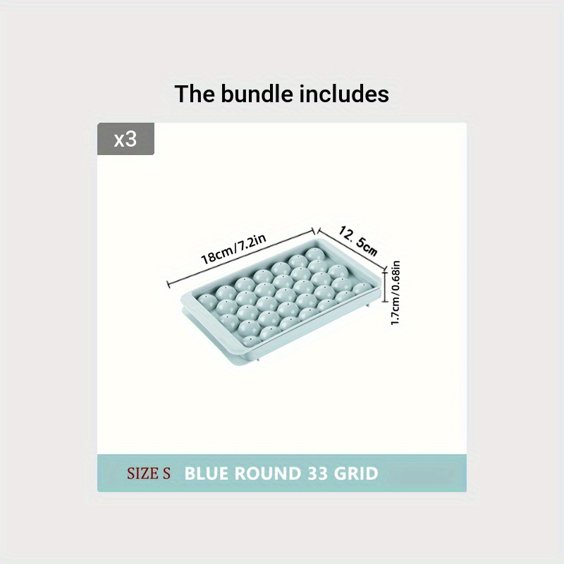 Home Kitchen Ice Cube Tray With Lid Reusable Ice Mold For Refrigerator