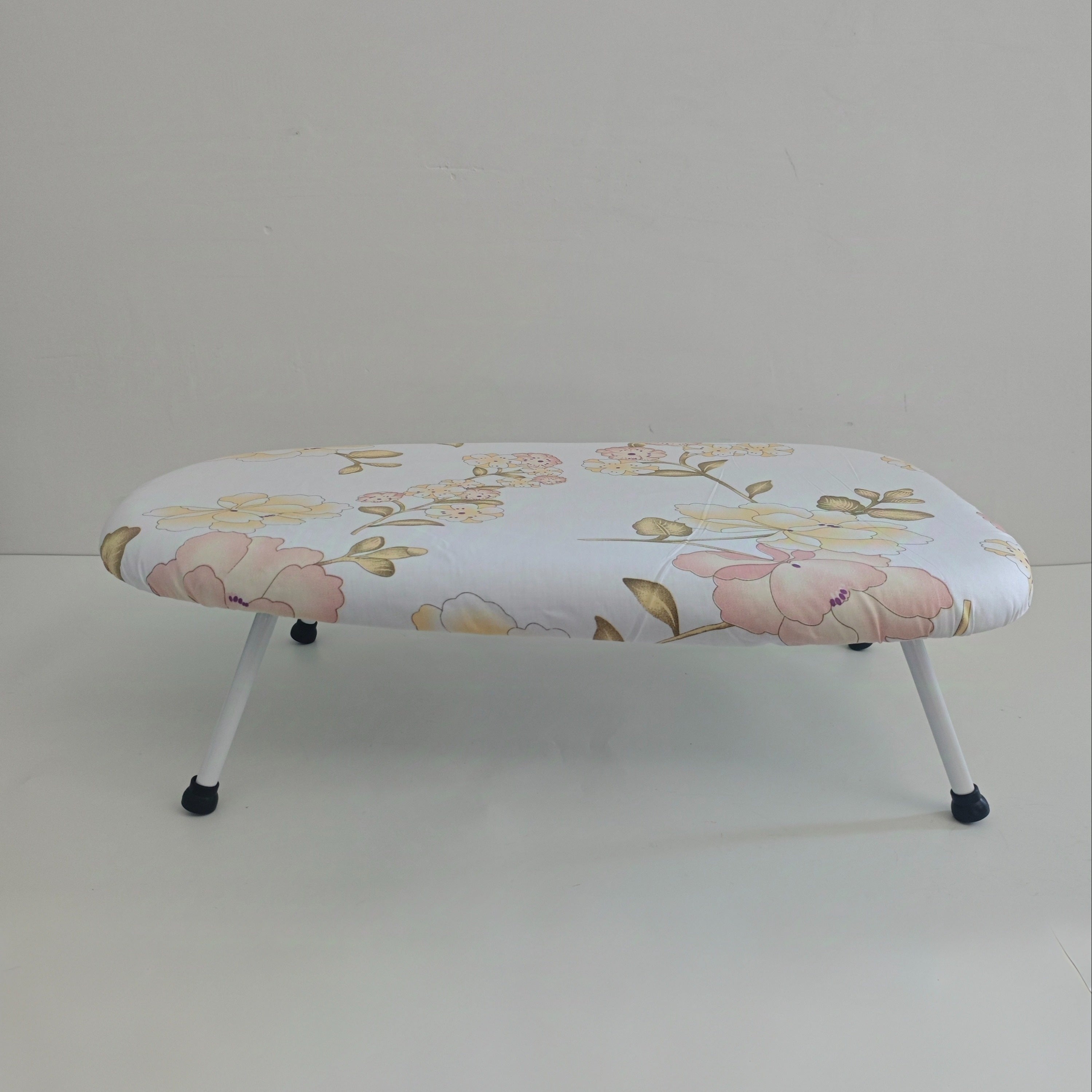Plastic Plaid Ironing Board with Table Function, Foldable Clothes Stand