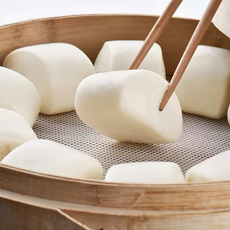 3 ta silikon bug'lash matolari to'plami, FDA tomonidan tasdiqlangan, issiqqa chidamli, yopishmaydigan, mustahkam, bug'lash savatlari va oshxonada pishirish uchun ideal