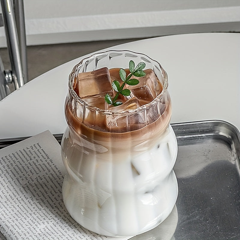 6 piezas de vasos de vidrio de 500ml para bebidas de agua para todas las estaciones