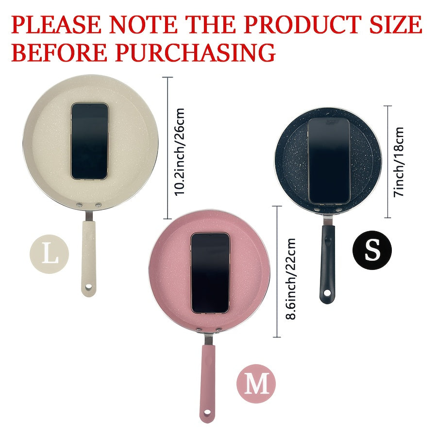 Non-Stick Aluminum Cookware Set with Crepe Pan and Easy-Grip Handle for Breakfast