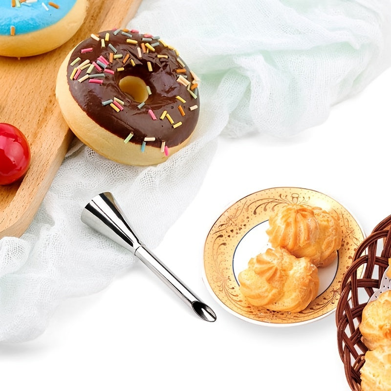 Set of 6 Silicone Pastry Icing Piping Bags and Tips for Cakes and Cupcakes