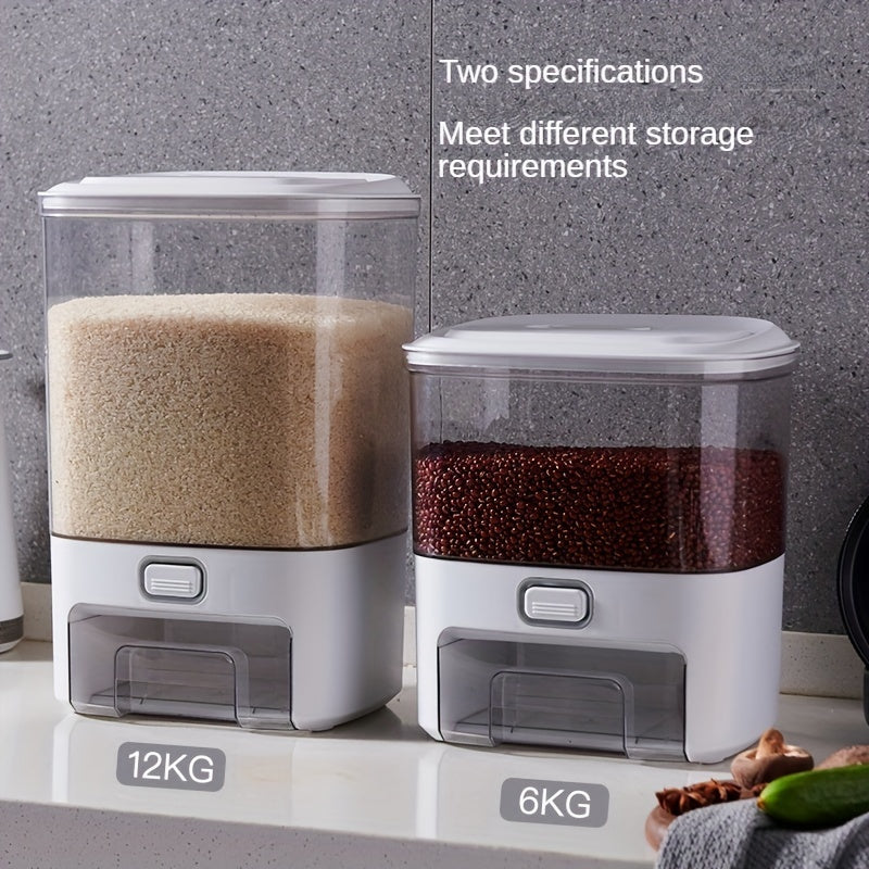 Airtight Storage Box for Grains and Flour, Leak-Proof Pantry Organizer