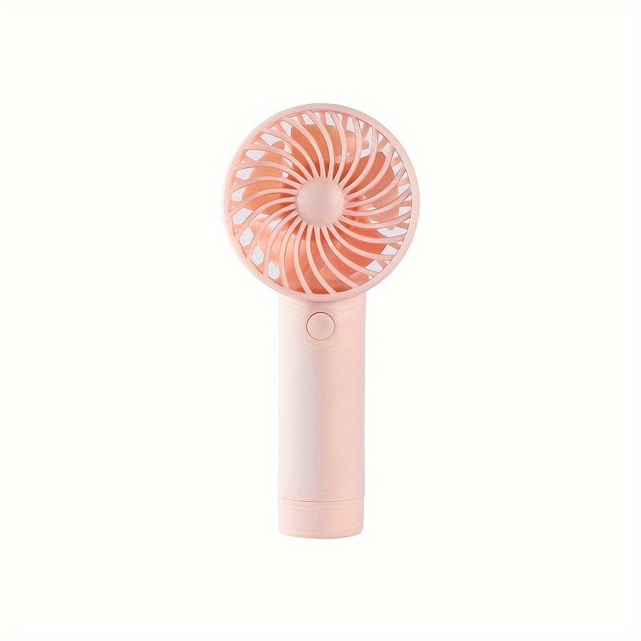 Mini Personal Handheld Fan with 3 Speeds USB Rechargeable Quiet Operation
