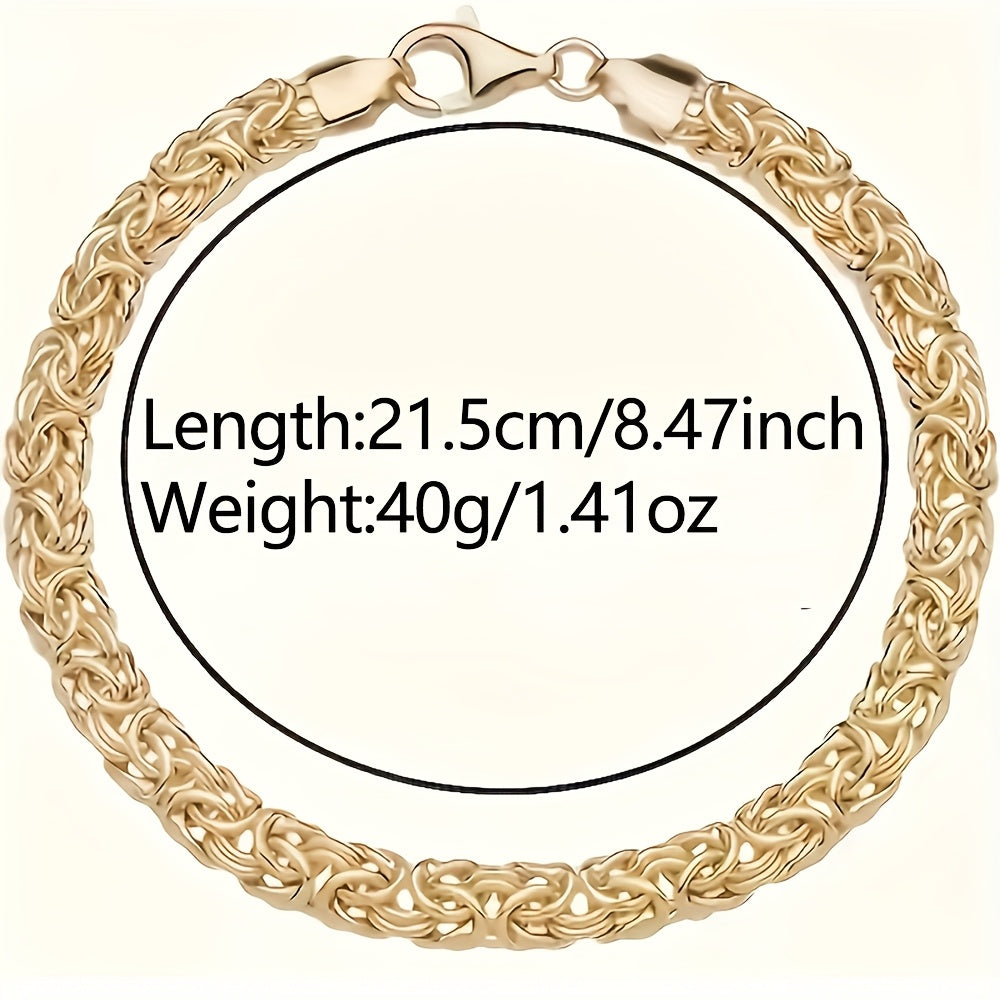Gold-Plated Straw Rope Bracelet with Zirconia for Women Gift Box