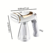 Portable Handheld Garment Steamer 2-in-1 Wrinkle Remover for Home Office Travel