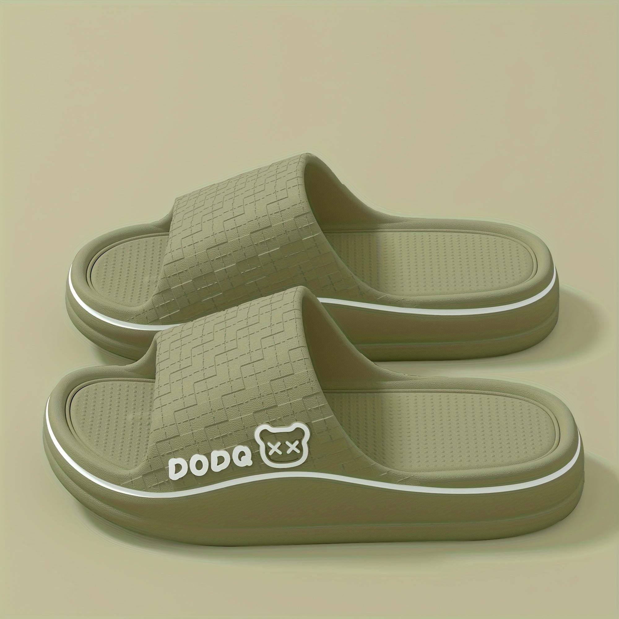 Ayollar uchun yengil EVA hammom shlyapchalari, sirpanishga qarshi yozgi uy poyabzallari, pushti va yashil