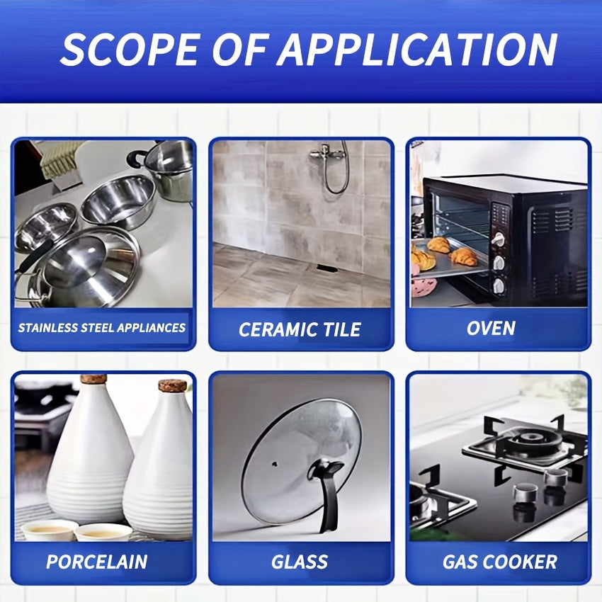 Stainless Steel Cleaner Paste 150G for Kitchen, Stovetops, RVS and Surfaces