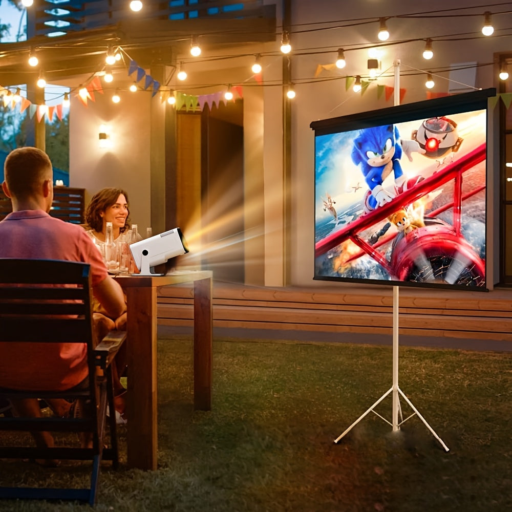 Mini Portable WiFi6 1080P 4K Smart Home Theater Projector with Auto Keystone