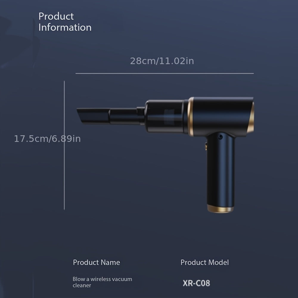 Wireless Handheld Vacuum Cleaner 1500mAh Portable Cordless 3.7Kpa Suction