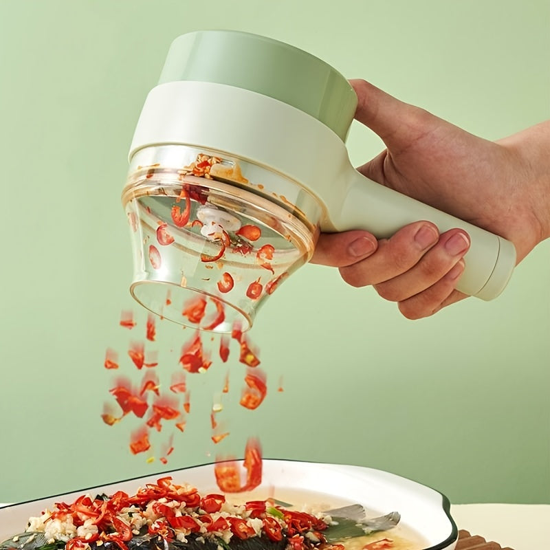 Mini Food Chopper Portable USB Rechargeable Handheld Electric Grinder