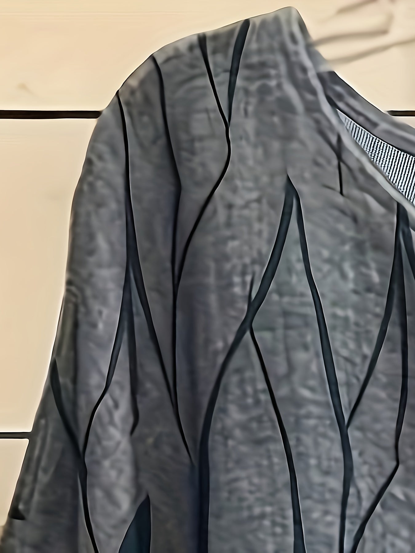 Летняя домашняя блузка для женщин больших размеров с дышащим принтом листьев