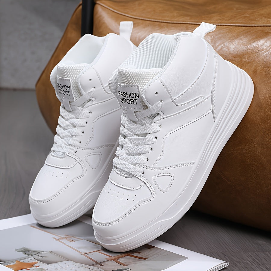 Women’s High-Top Sneakers Lightweight Casual Shoes with Soft Fabric Lining