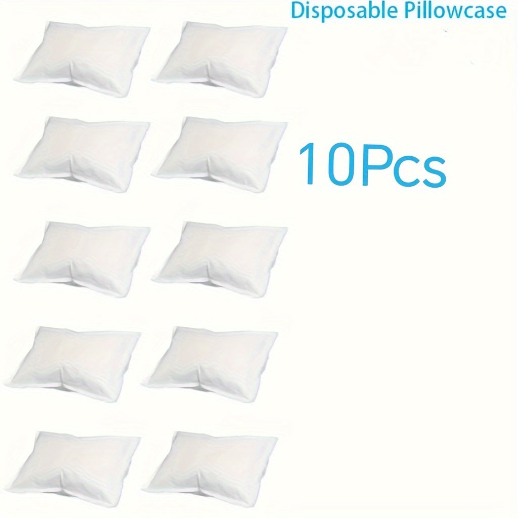 Disposable Thickened Pillowcases 10/20 Pack Non-woven Breathable Travel Dirt Isolation
