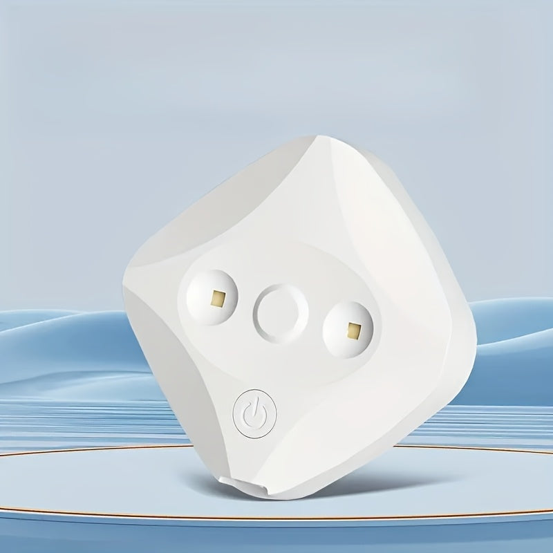 Limpiador de inodoro automático con luz UV-C recargable por USB, con encendido/apagado automático de 3 minutos y diseño compacto