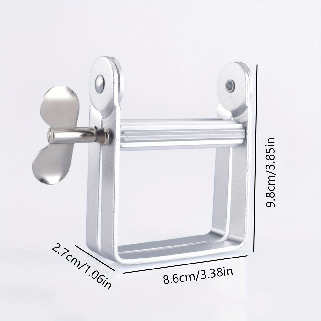 Aluminum Toothpaste Dispenser Manual Squeeze Tube Holder for Home Salon