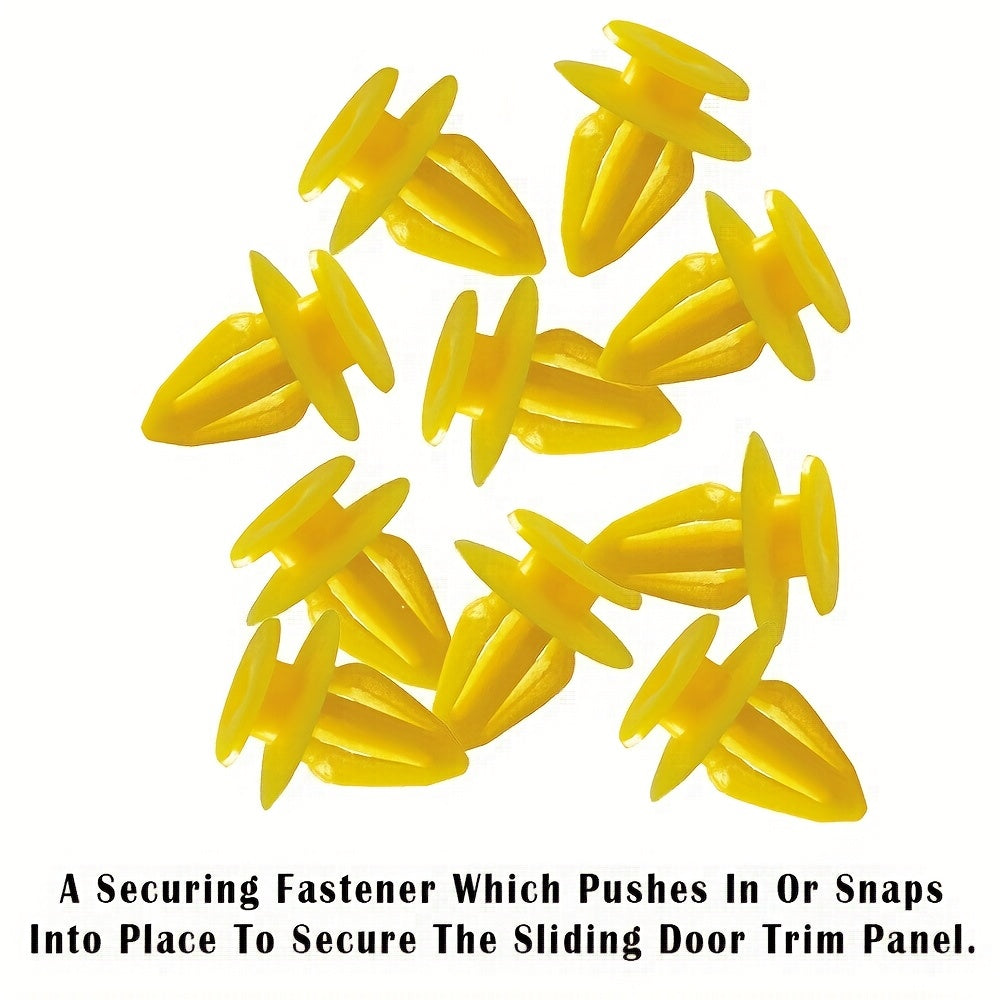 Universal Dashboard Door Panel Clips Set Plastic Fasteners 50pcs