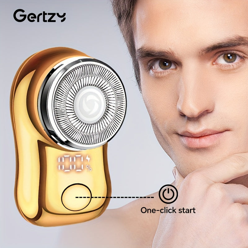 Men's Mini Portable Electric Shaver USB Rechargeable Beard Razor