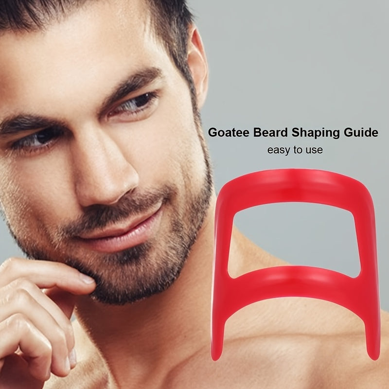 Men's Goatee Beard Shaper Trimming Tool Edge-Up Guide for Grooming
