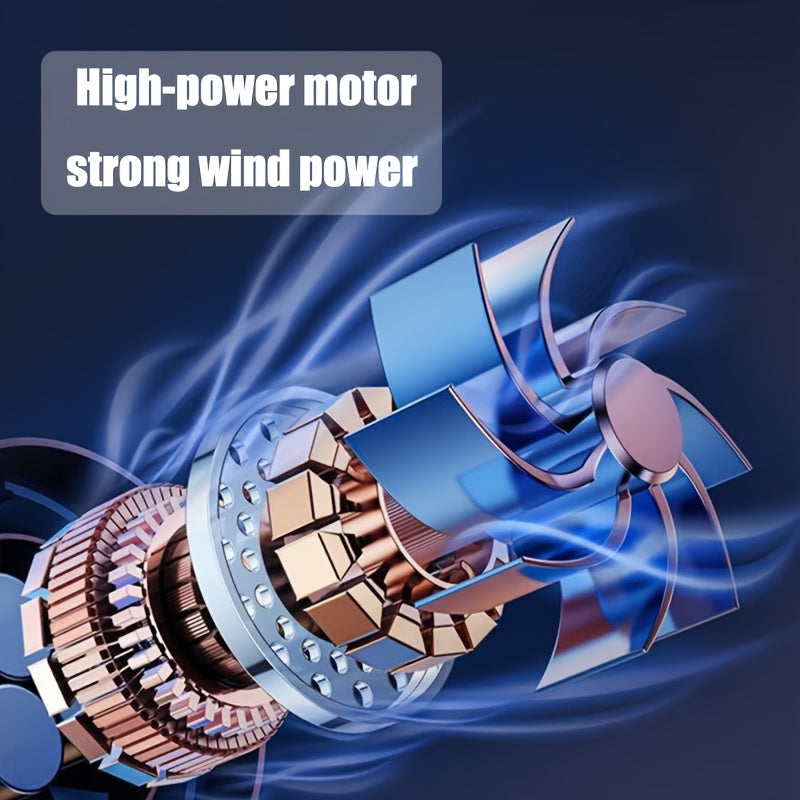 Беспроводный автомобильный пылесос с мощной всасывающей силой, перезаряжаемый, ручной, портативный, тихий