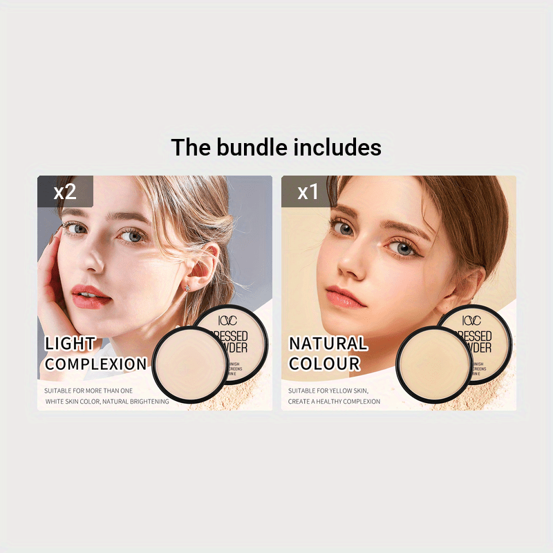 Women Matte Finish Pressed Powder Waterproof Oil Control Foundation