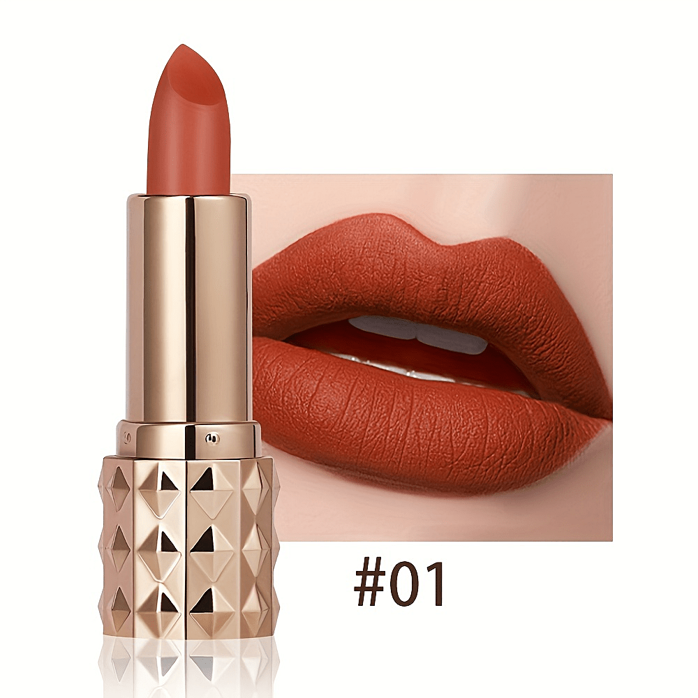 Set de labiales mate para mujer, resistente al agua, 4 colores, maquillaje de labios