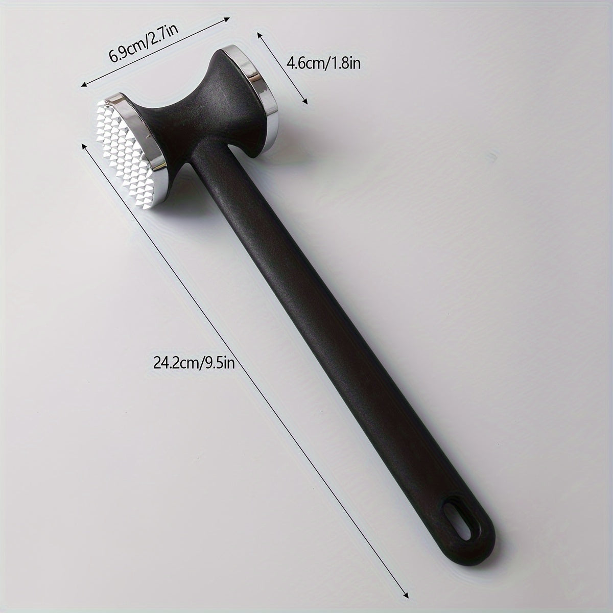 Zinc Alloy Meat Hammer, Metal Meat Tenderizer Tool for Kitchen Use