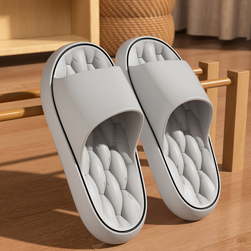 Women's Slip-On EVA Slippers Non-Slip Indoor Outdoor Sandals Black White