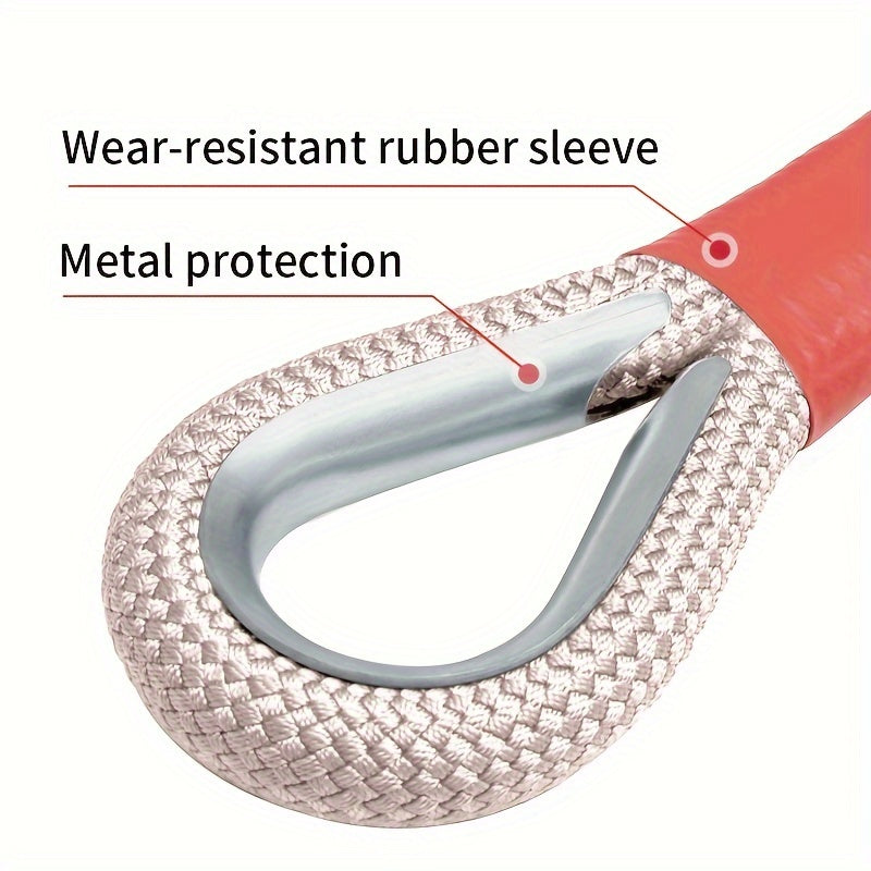 Cuerda de remolque para todoterreno y SUV 18T 18143KG de alta resistencia para rescate de coches, cuerda de tracción