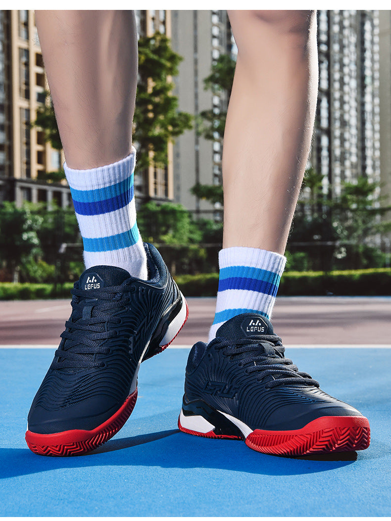 Мужские всесезонные кроссовки для корта для pickleball, бадминтона, тенниса, с противоскользящей, амортизирующей подошвой