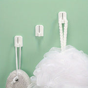 Self-Adhesive Bathroom Curtain Hooks Wall Mount Set of 6