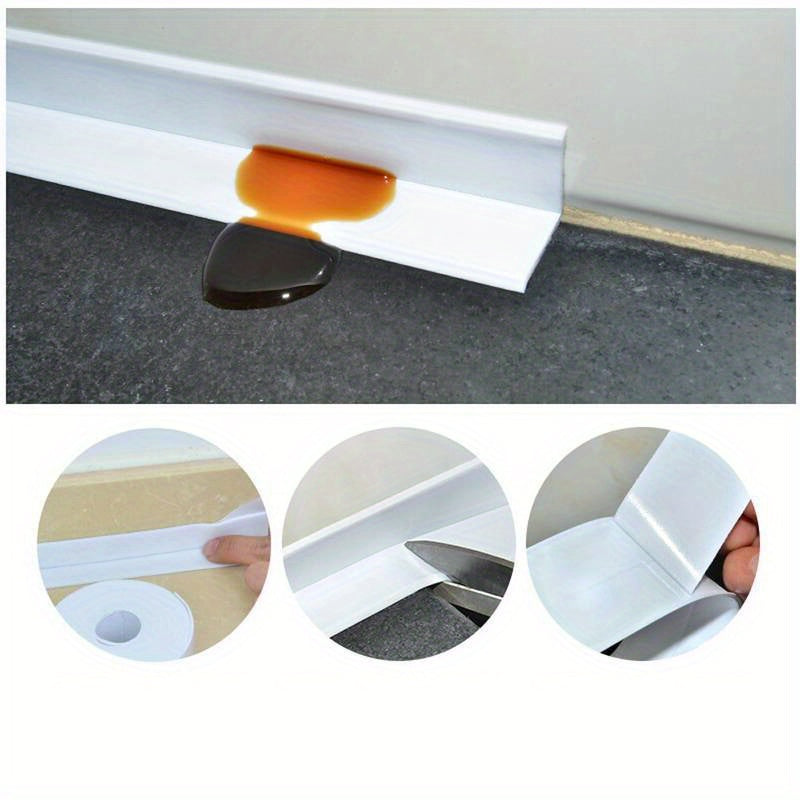 Waterproof PVC Self-Adhesive Tape for Sealing Bathroom and Kitchen Walls