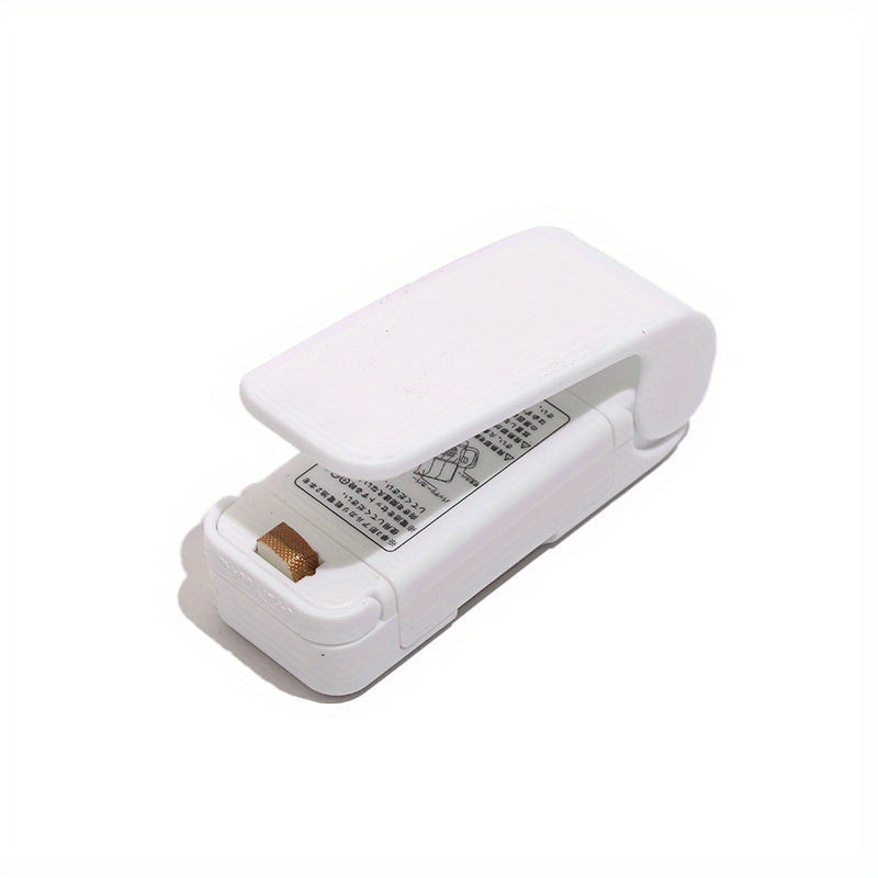 Portable Bag Heat Sealer for Food Snacks, Mini Sealing Machine with Sticker Seal
