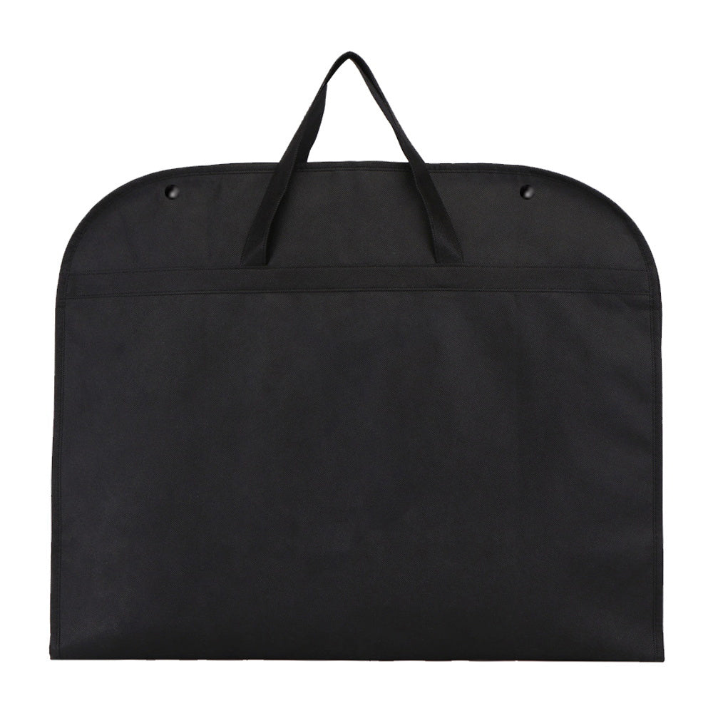 Pink Floral and Letter Print Garment Bag Foldable Moisture-Proof Travel Cover