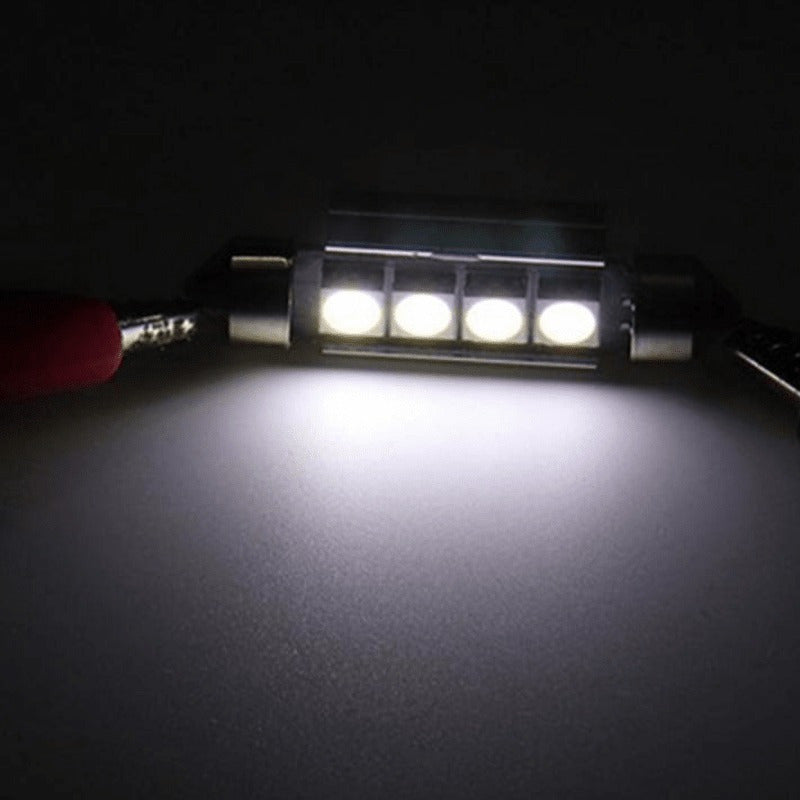 42pcs Durable Car Interior Lights T10 T5 Map Dome License Plate Bulbs