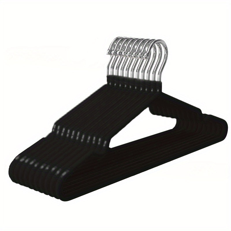 Set of 10 Non-slip Clothes Hangers for Closet Storage and Organization