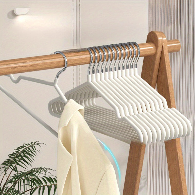 Set of 10 Non-slip Clothes Hangers for Closet Storage and Organization