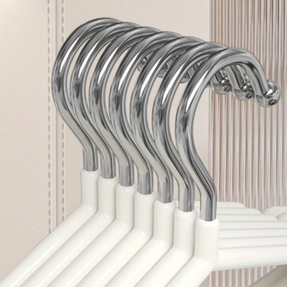 Set of 10 Non-slip Clothes Hangers for Closet Storage and Organization