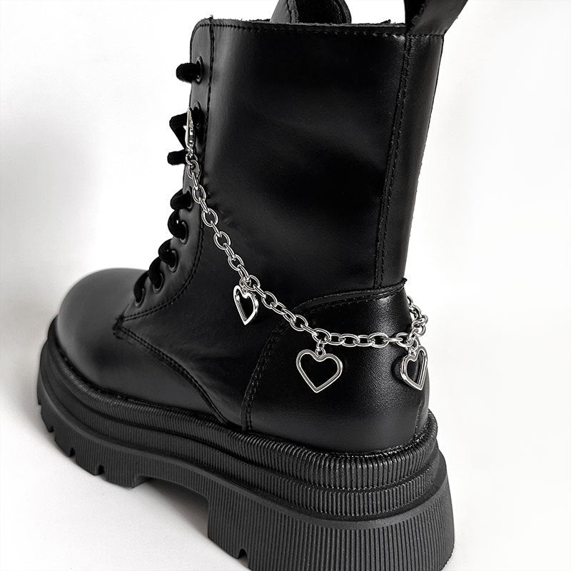 Unisex Hollow Pentagram Pendant Shoe Chain Star Boots Accessory