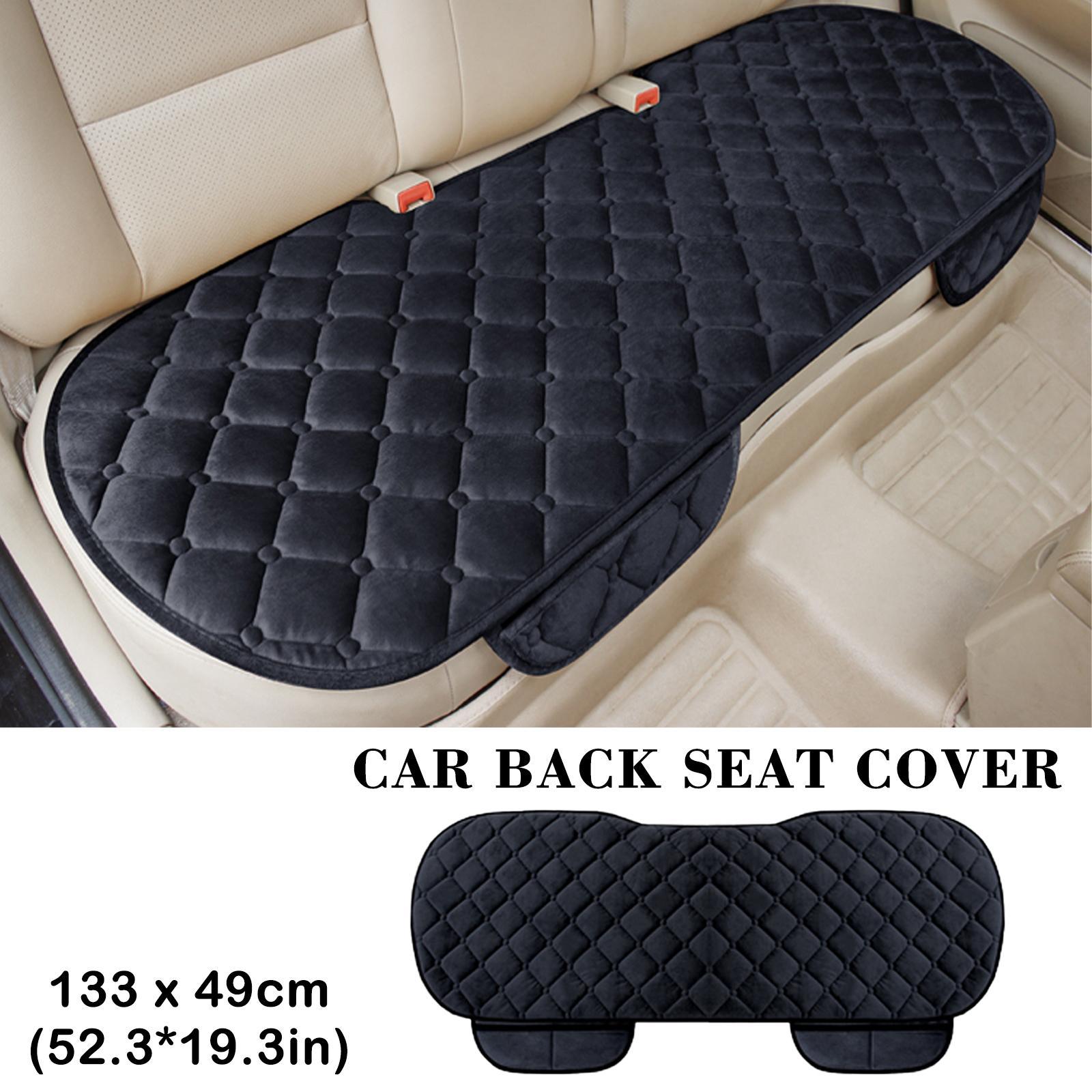 Car Seat Cover Plush Rear Seat Protector for Cars and Trucks