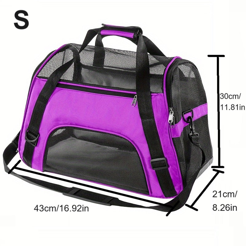 Portable Pet Carrier for Cats and Dogs Airline Approved Foldable Travel Outdoor