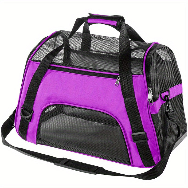 Portable Pet Carrier for Cats and Dogs Airline Approved Foldable Travel Outdoor