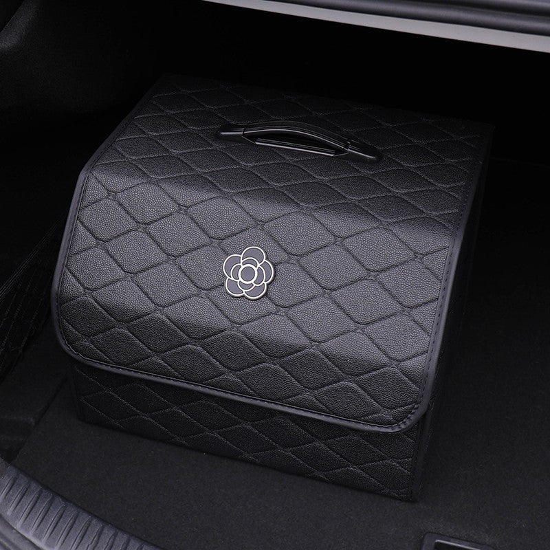 Caja organizadora para maletero de coche, almacenamiento multifuncional, accesorios para el interior