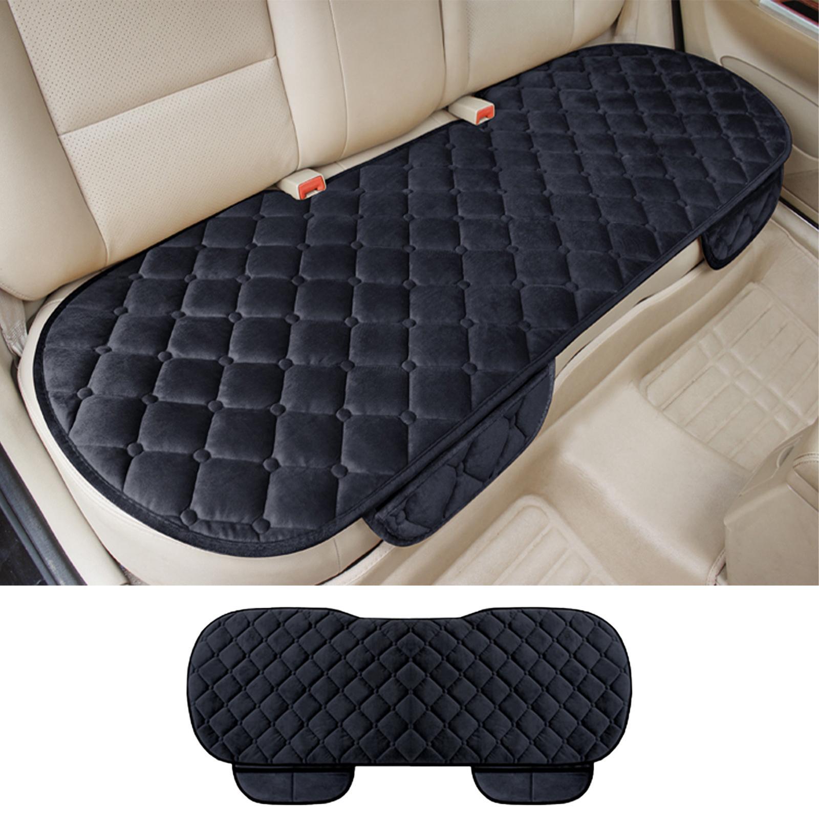 Stylish Plush Car Seat Cover for Rear Seats, Premium Quality, 1 Pack