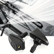 Adjustable Fan-Shaped Car Windshield Washer Nozzle Stainless Steel Durable Plastic