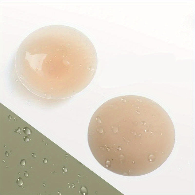 Cubiertas de pezón de silicona reutilizables para mujer ropa interior lencería autoadhesiva pack de 10